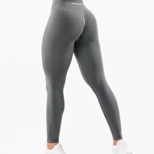 Alphalete Gray High-Waisted Leggings